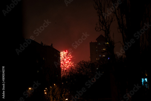 fireworks and firecrackers at the end of last year