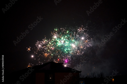 fireworks and firecrackers at the end of last year
