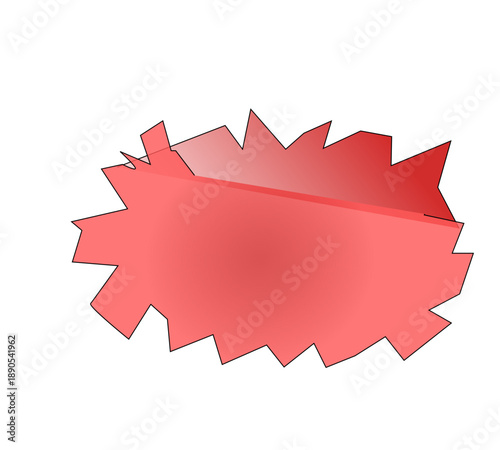 red star label