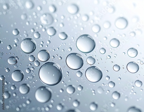 Wallpaper Mural Water Droplets on Glass – Abstract Clean Background Torontodigital.ca