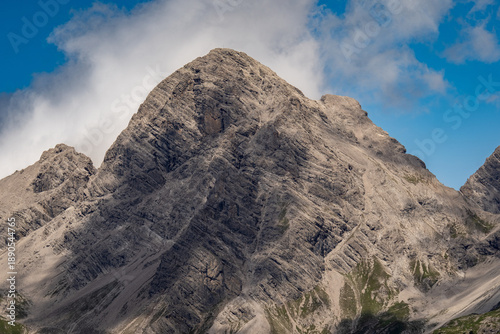mountain landscape with clouds