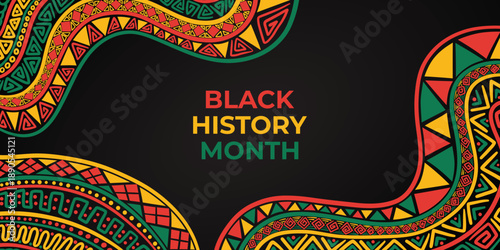 Black History Month. Freedom or Emancipation day. Annual American holiday June 19 poster. Horizontal banner vector illustration.