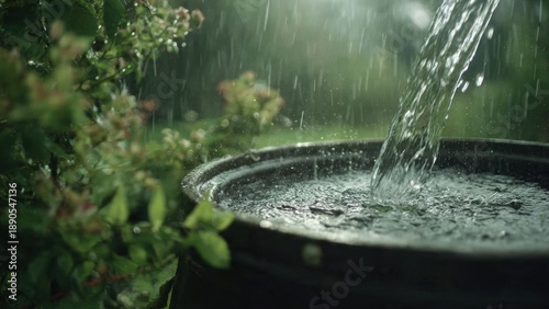 Rainwater Harvesting in a Barrel