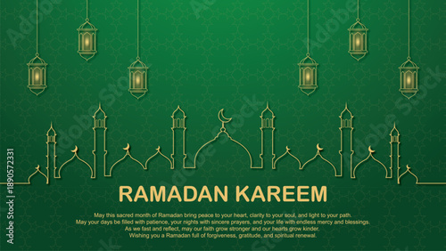 Ramadan kareem celebration Vector