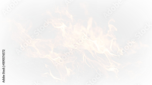 Εκτύπωση καμβά Flame details captured on a transparent background showing fire movement and col