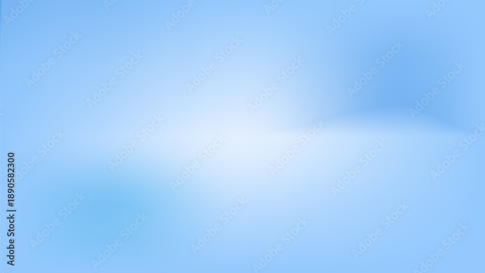 Obraz premium Abstract soft blue gradient background with gentle central glow. Minimalist style with smooth transitions, suitable for banner, web header, presentation slide or mobile wallpaper.