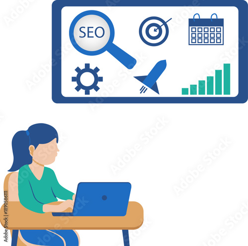 SEO optimization illustration