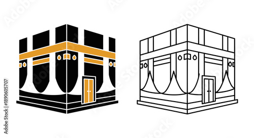 Kaaba islamic architecture hajj pilgrimage symbol