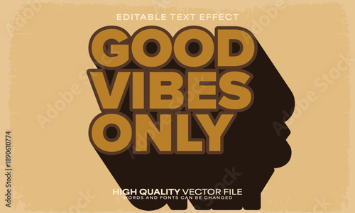 Retro classic text effect, editable text effect and vintage 3d font style bold shadow oldschool poster design