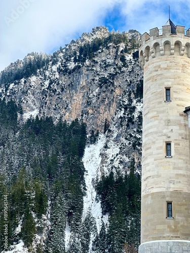 castle in the mountains