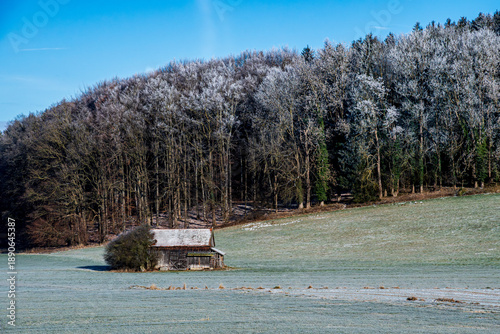 Germania 01 - paesaggio rurale in inverno e con la prima neve