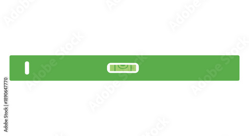 Green resistance band with white markings for fitness.