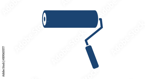 Blue Paint Roller Tool for Home Improvement.
