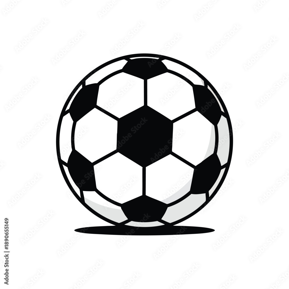Fototapeta premium Classic Soccer Ball Icon