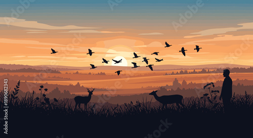 A captivating abstract reflection of nature with a serene and calming mood, ideal for meditation and relaxation contexts.