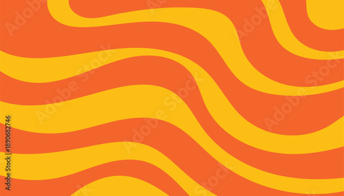 Background line wave orange abstract unique colorful