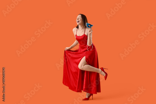 Beautiful young woman with ...