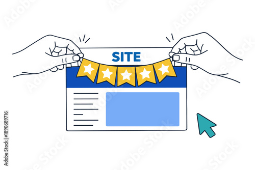 Designing a five-star website: creative elements and user experience concepts