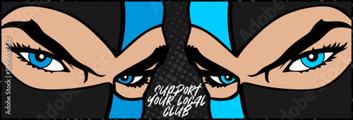 ultras design on a black background