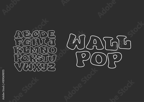 Wall Pop is a bold and playful chunky display font inspired by street posters and urban culture. Perfect for streetwear, posters, skate graphics, music artwork, and eye catching headlines.