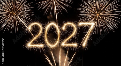 2027 Sparkler Fireworks Celebration