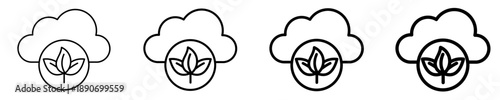 Cloud  Icon Set Different Style Collection
