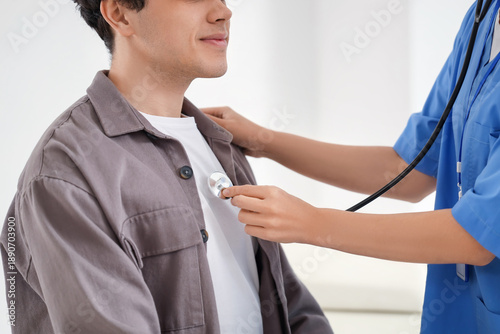 Female doctor with stethosc...