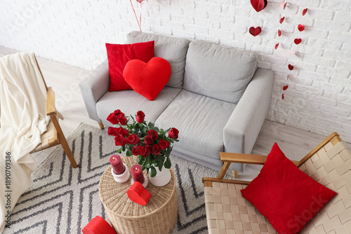 Interior of stylish living ...