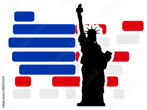 USA design as colors of the...