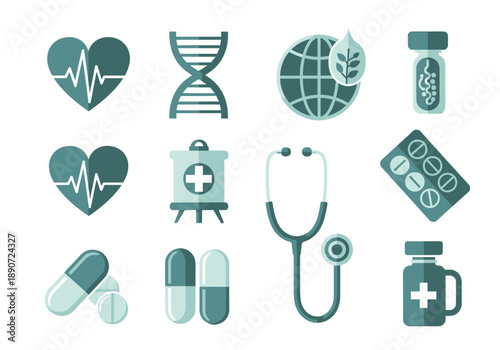 An illustration of a capsule pill, evoking themes of healthcare and medicine.