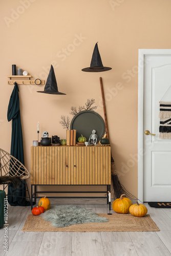 Interior of hallway decorat...