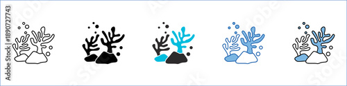 Coral Reef Single Icon Pack Multistyle