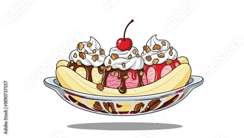 Warm, hearty meal presented in a steaming earthenware pot, featuring nourishing ingredients. This inviting illustration evokes a comforting,