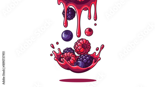 Clean minimalist digital illustration depicts a simple gray pot or bowl brimming with fresh white creamy liquid, featuring subtle small bubbles on