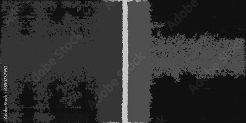 Abstract monochrome image featuring a vertical line dividing textured gray areas