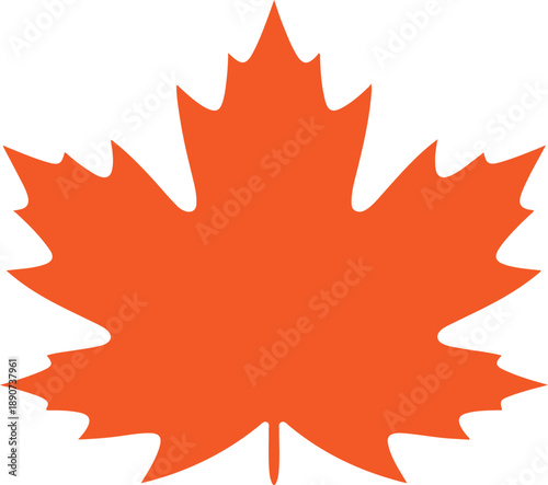 Leaf Silhouette – Tree Leaf Vector Black on White”