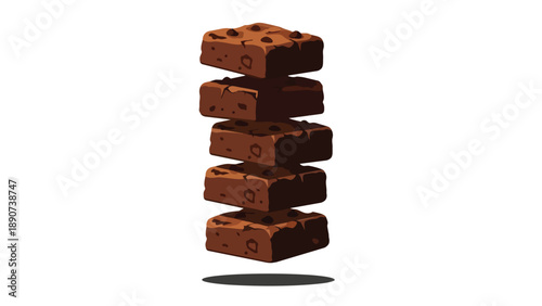 Delicious golden pancake sizzling in a pan, perfect breakfast illustration