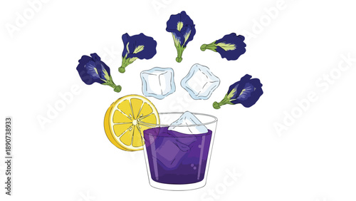 A captivating illustration portraying a rustic clay pot generously brimming with vibrant, effervescent liquid, energetically splashing and bubbling