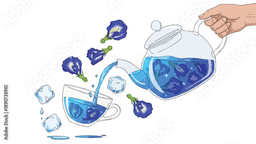 Golden breakfast pancake batter bubbling actively in a non-stick frying pan, depicted from an overhead view, capturing the essence of homemade