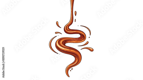 Green plant illustration. A minimalist botanical depiction of a young tree or sapling with fresh leaves, isolated on a clean white background vector.