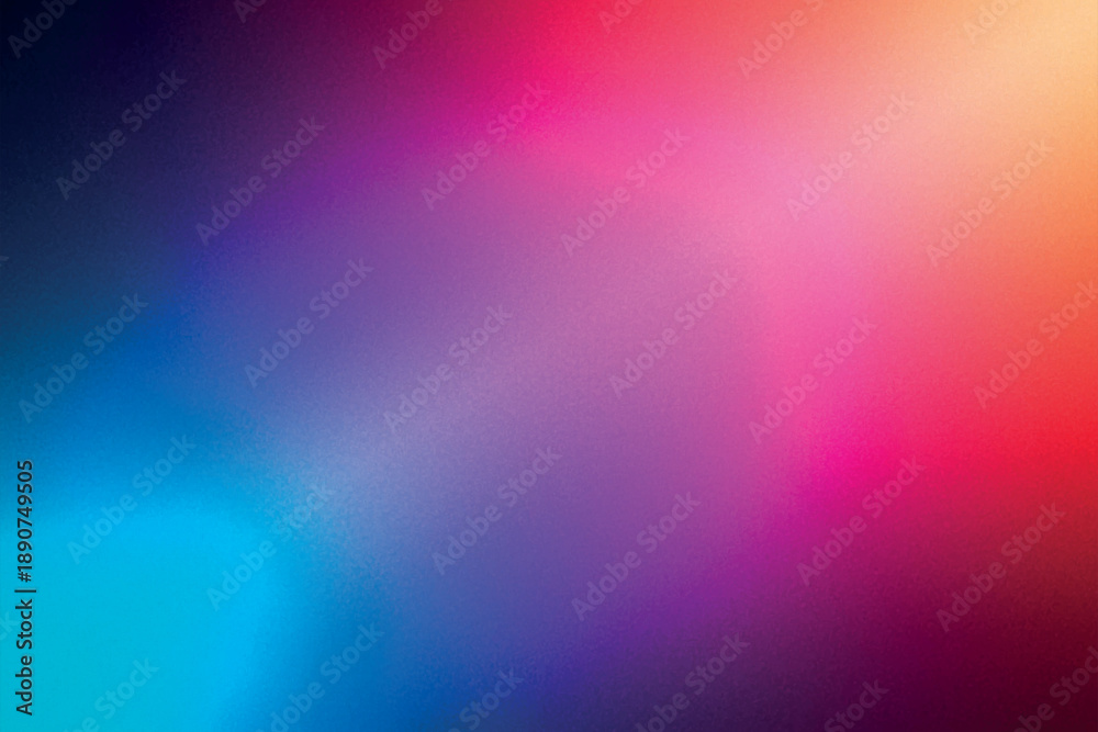 Obraz premium Grainy Multicolor Gradient Abstract Background Texture