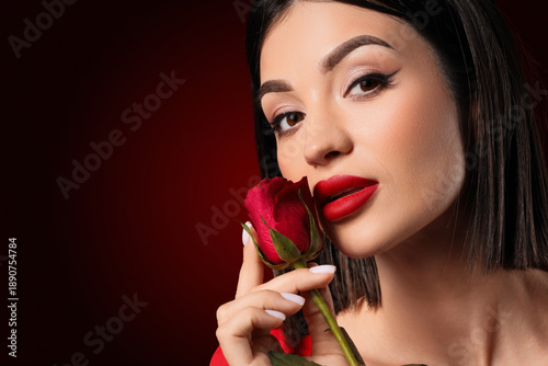 Beautiful young elegant wom...