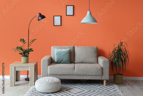 Interior of stylish living ...