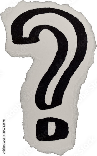 Wallpaper Mural Black And White Grunge Ripped Paper Question Mark Doodle Torontodigital.ca