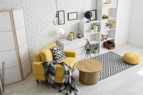 Interior of living room wit...