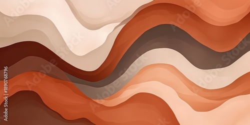 A brown and tan wave pattern