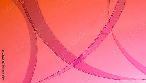 Photos colorful abstract background with film strip