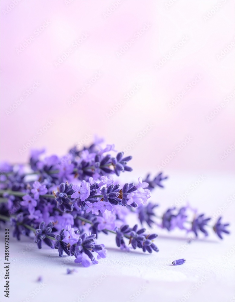 Fototapeta premium Lavendel in Fliederpastell