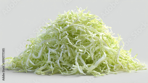 Freshly shredded cabbage, ready for culinary delights