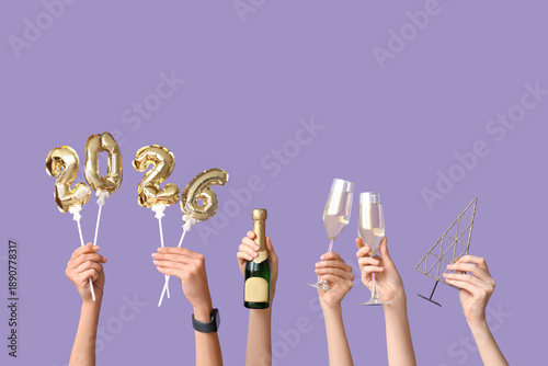 Female hands with figure 20...